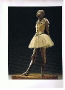 Edgar Degas Little Dancer of Fourteen Years, sculpture by Edgar Degas painting
